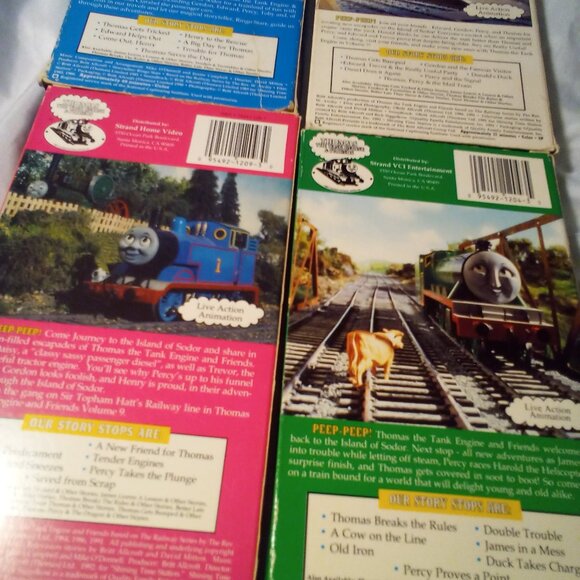 Thomas The Tank Engine & Friends VHS Tape Lot of 4 Shinning Time Vintage Classic - Picture 5 of 5
